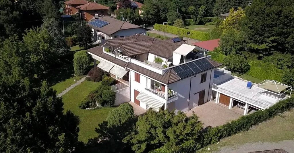 Vue aérienne - Luxury Villa with Pool in Castronno