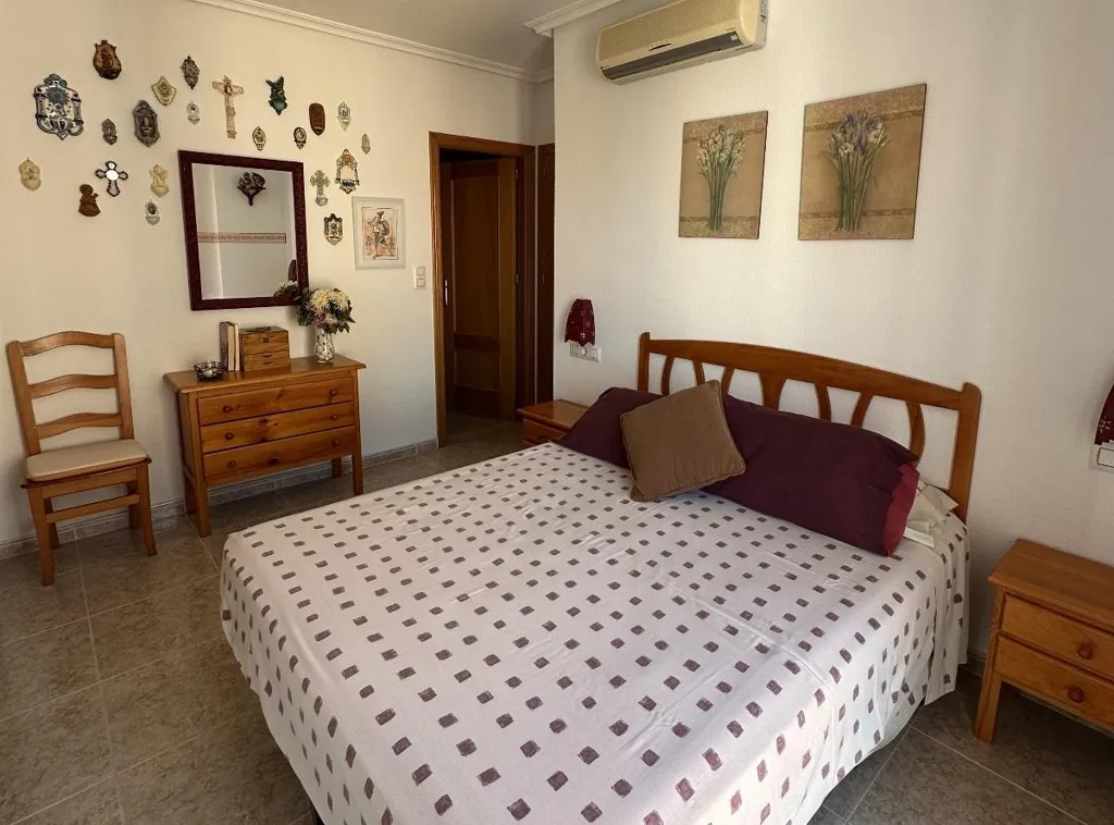 Bedrooms - Apartment with Pool and Terrace in San Javier