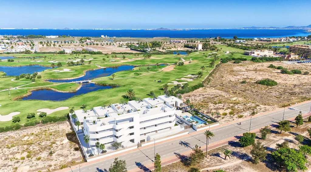 Vue aérienne - Golf Apartment with Pool in Los Alcázares