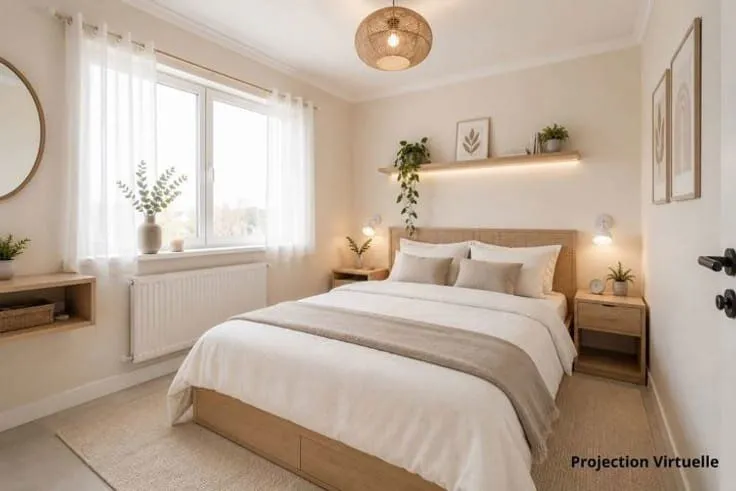Bedrooms - Bright Flat with Private Garden in Detached Setting