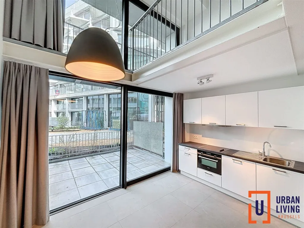 Köök - Duplex Studio with Terrace in Brussels