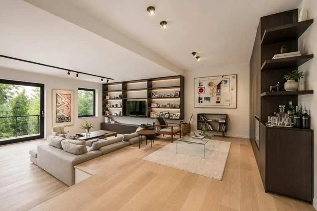 Séjour - Appartement Rénové avec Terrasses à Uccle