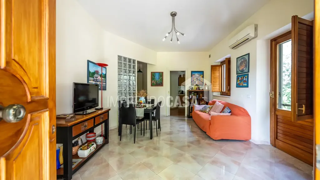 Séjour - Villa with Private Garden in Mondello, Palermo