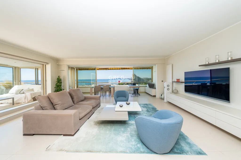 Soggiorno - Panoramic Sea View Penthouse in Nice Marina