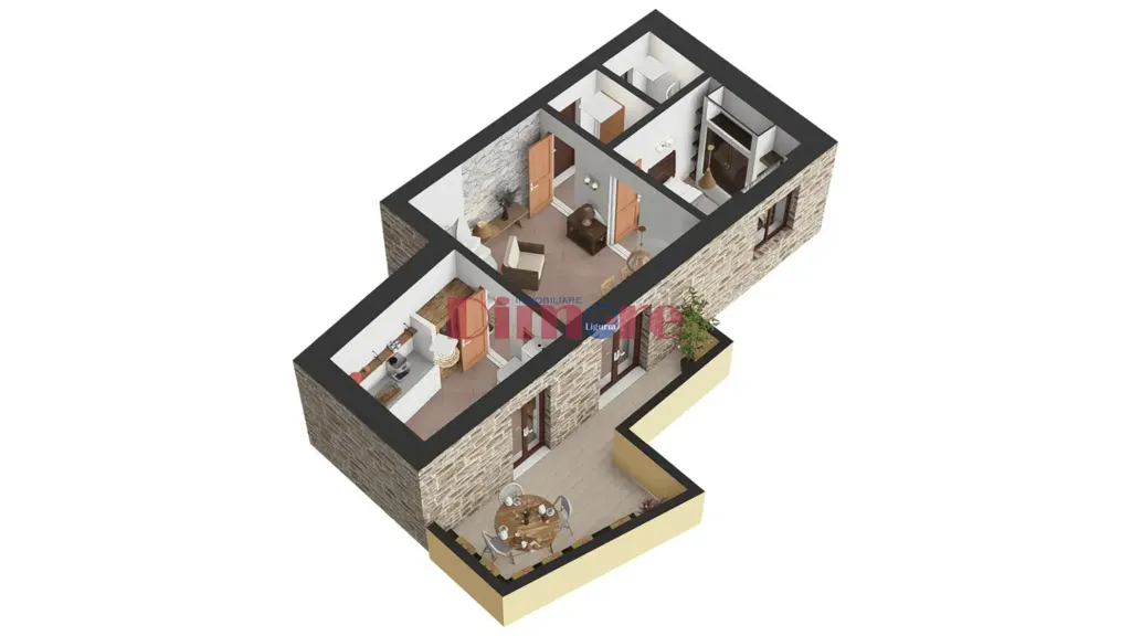 Plan - Restored Stone Villa with Open Valley View in Casanova Lerrone