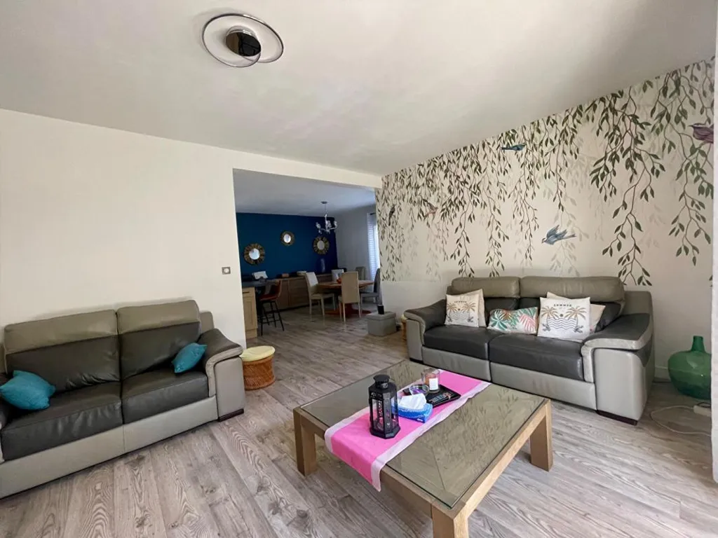 Séjour - Maison Rénovée avec Garage à Capendu