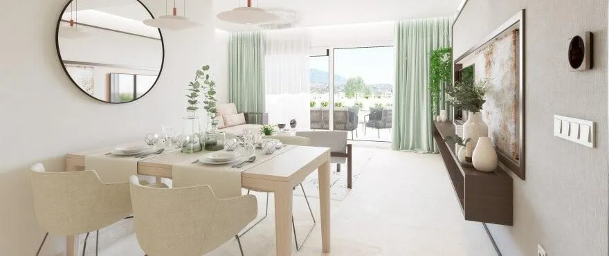 Salle à manger - Contemporary Apartment with Golf Views in Mijas Costa