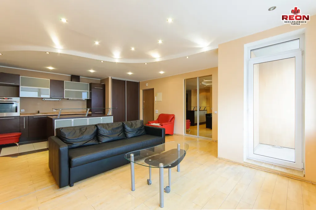 Séjour - Spacious Two-Bedroom Flat with Balcony in Vilnius