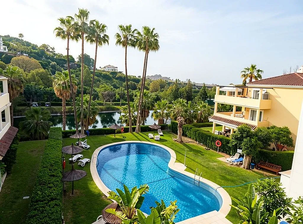 Piscine - T2 Apartment with Pool in Benahavís