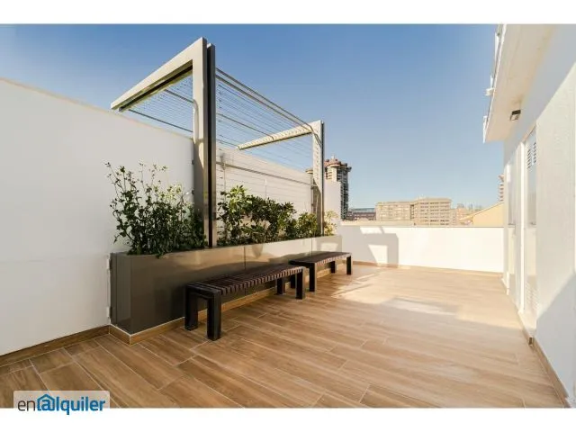 Terrace - Studio with Terrace in Salamanca, Madrid