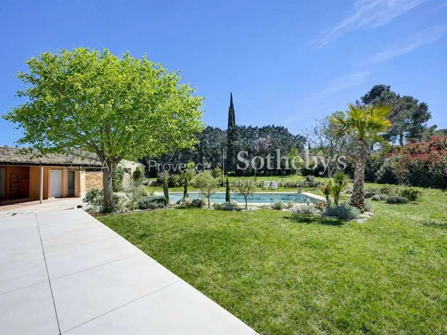 Jardin - Bastide Familiale avec Piscine à Aix-en-Provence