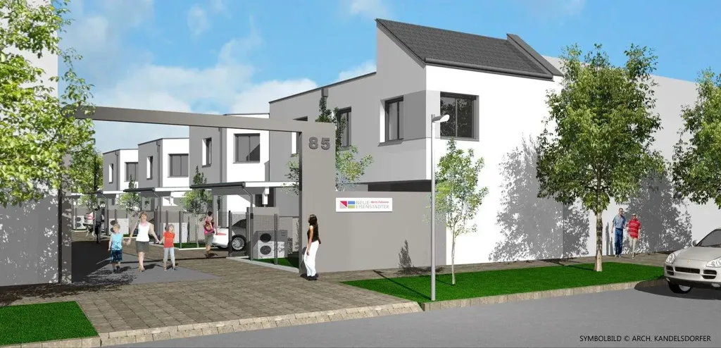 Row House with Energy Efficiency in Parndorf