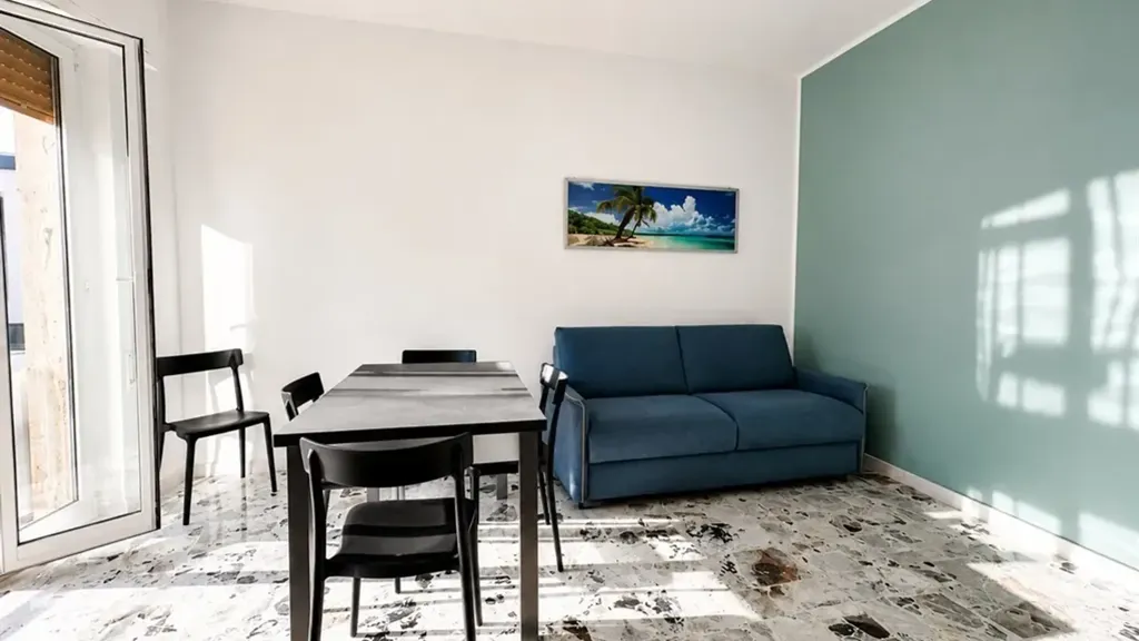 Séjour - Bright Bilocale with Sea View in Loano