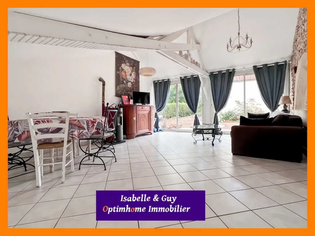 Living Room - Two-Home Estate with Large Garden in Eure
