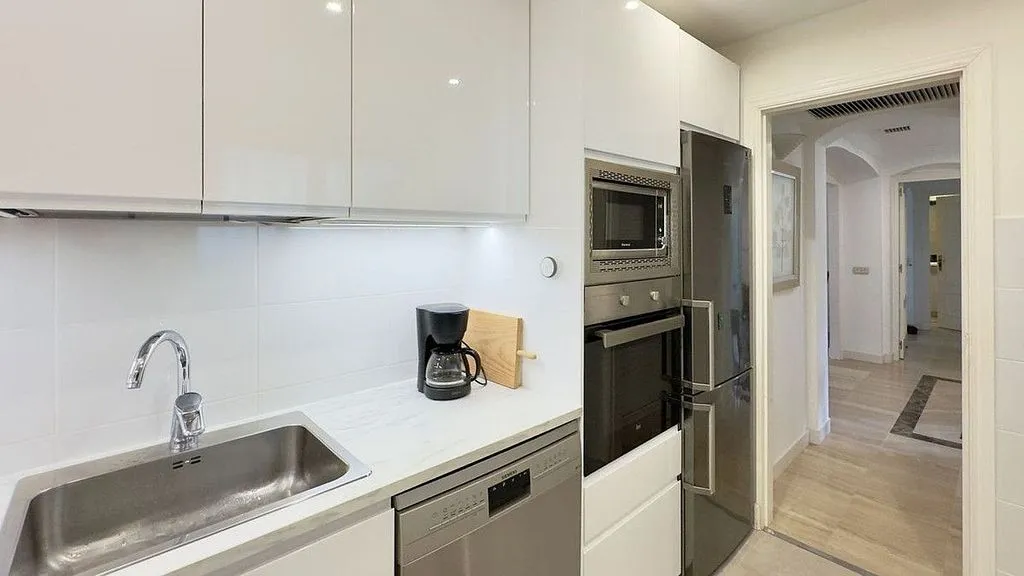 Köök - Apartment with Pool and Terrace in Elviria