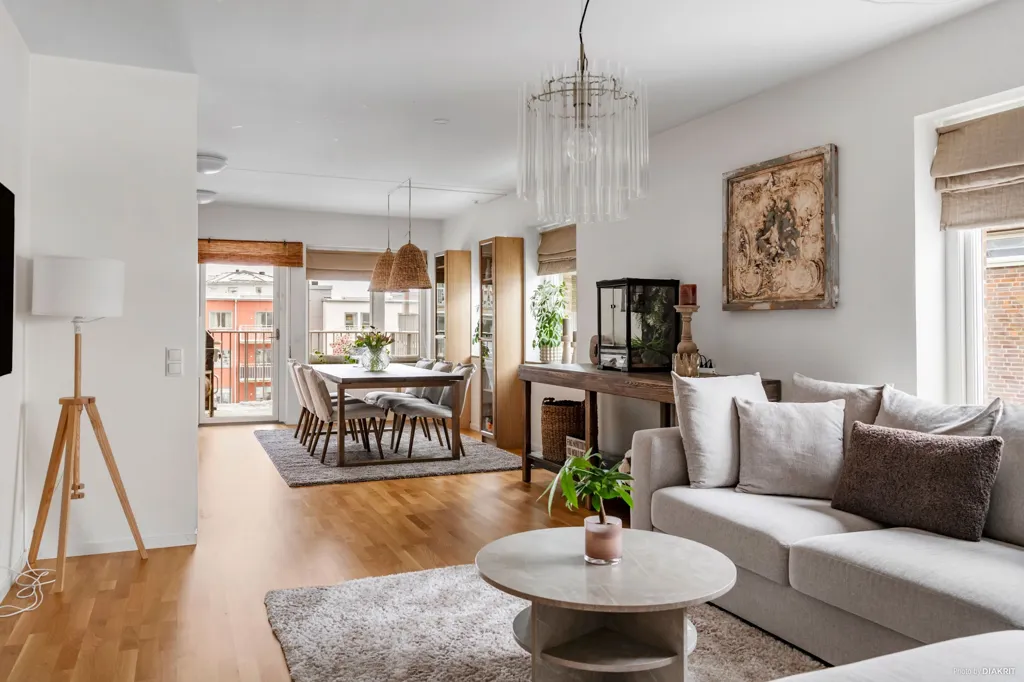 Soggiorno - Modern Flat with Balcony in Mariastaden