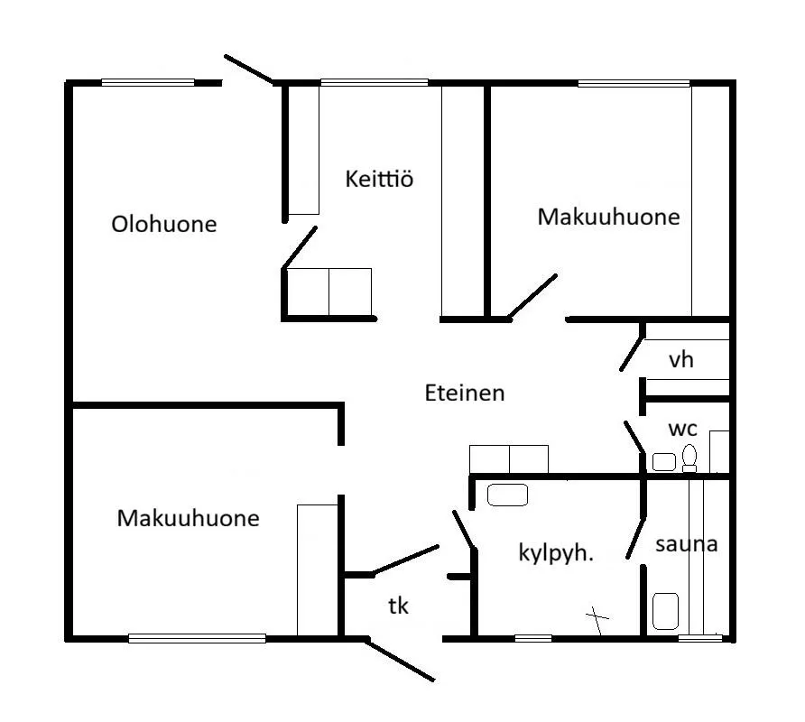 Plaan - Detached House with Sauna in Uusikaupunki