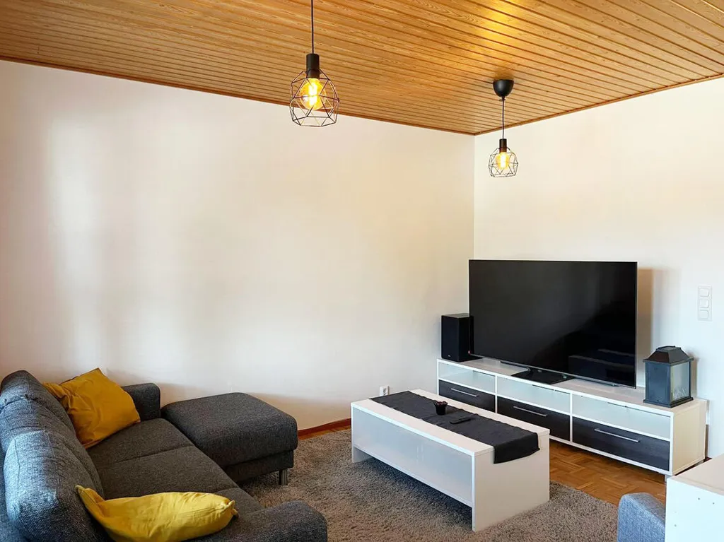 Séjour - Modernised Apartment with Sauna in Iisalmi