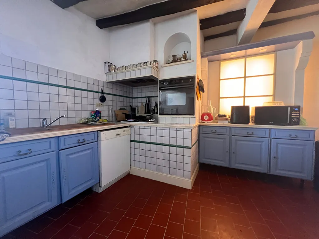 Cuisine - Maison semi-troglodyte avec terrasses à Montrichard Val de Cher