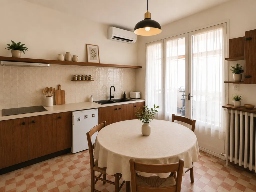 Cuisine - Haut de Villa à Rénover au Centre-ville du Pradet