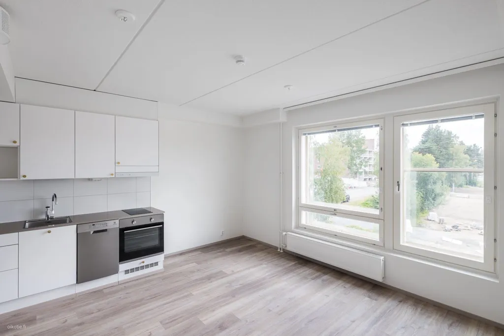 Cucina - Modern Studio with Balcony in Lamminpää, Tampere