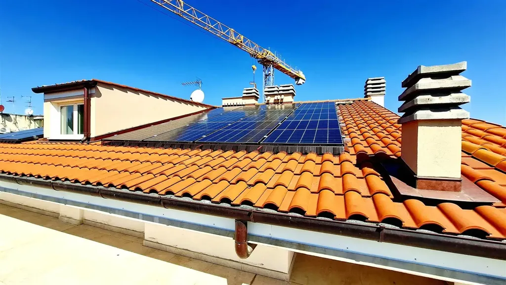 Vue aérienne - Newly Built Attic Apartments with Terraces in Empoli