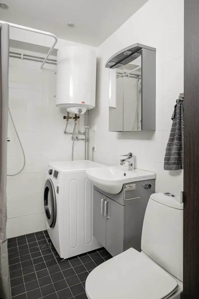 Salles de bain - Efficient Flat with Parking in Stockholm