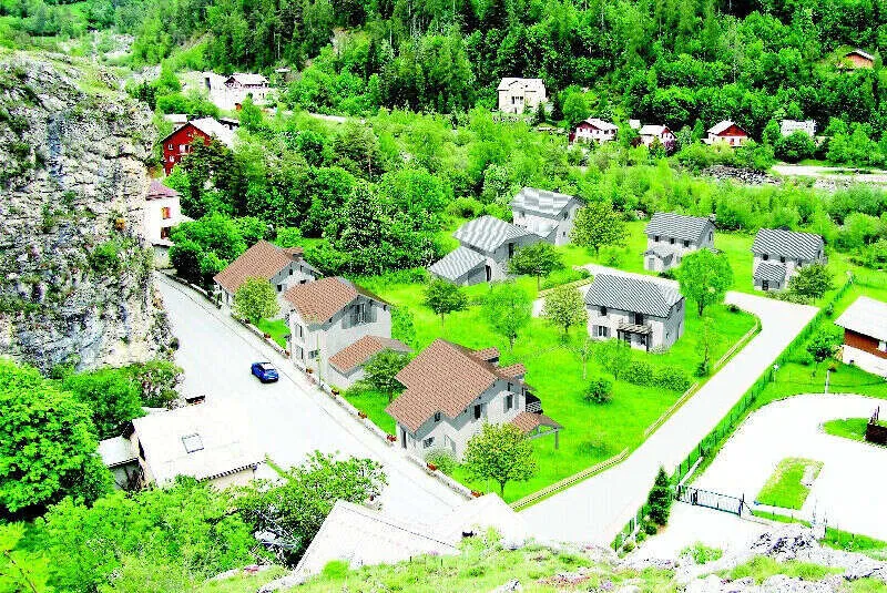 Õhuvaade - Buildable Plot with South Exposure in Colmars