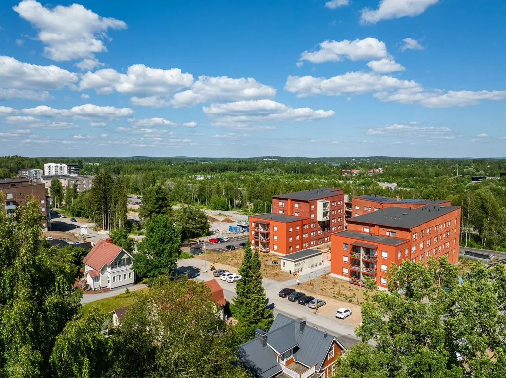 Vista aerea - Modern Studio with Balcony in Lamminpää, Tampere