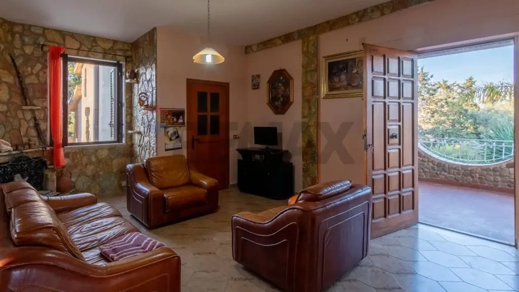 Séjour - Villa with Garden and Terrace in Carini