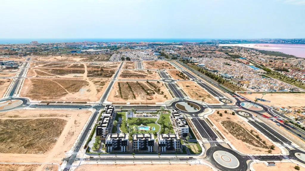 Vue aérienne - Residential with Private Pool in Torrevieja