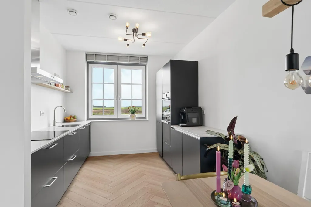 Köök - Modern Terraced House with Waterfront in Zeewolde
