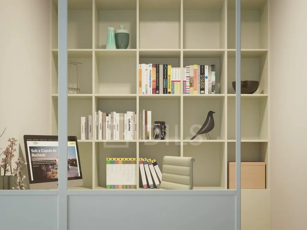 Bureau - T1 Apartment with Balcony in Porto