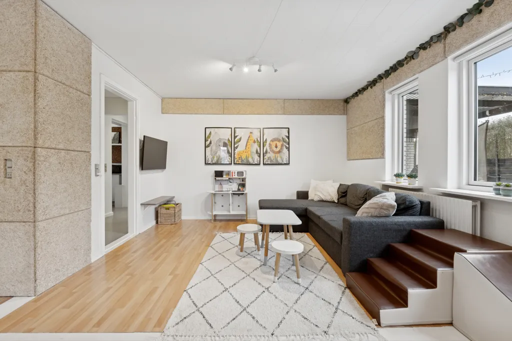 Séjour - Spacious Bungalow with Garden in Odense