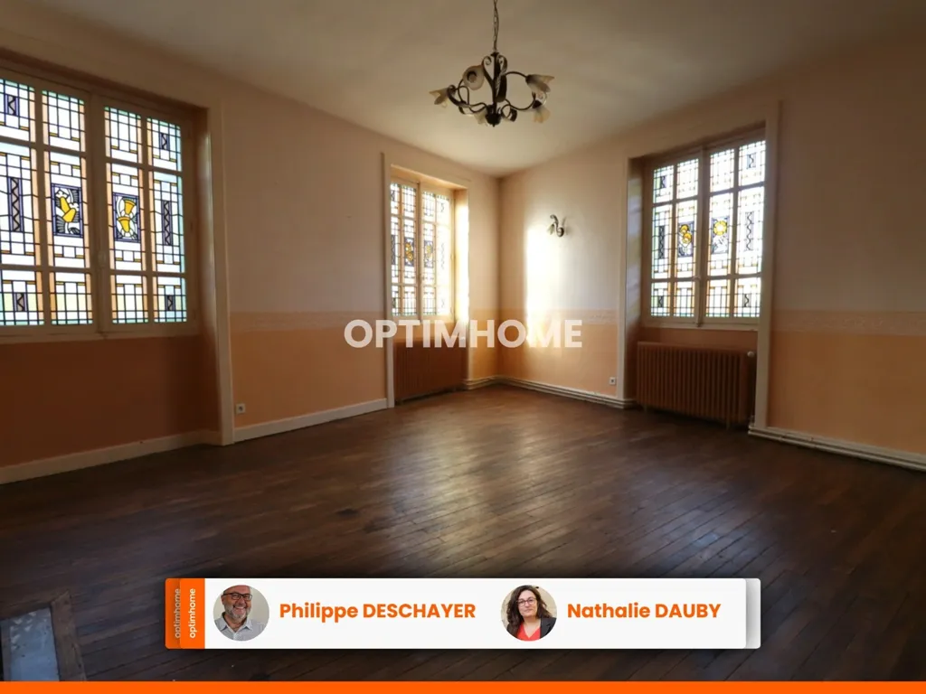 Living Room - Historic House with Commercial Space in Magnac-Laval