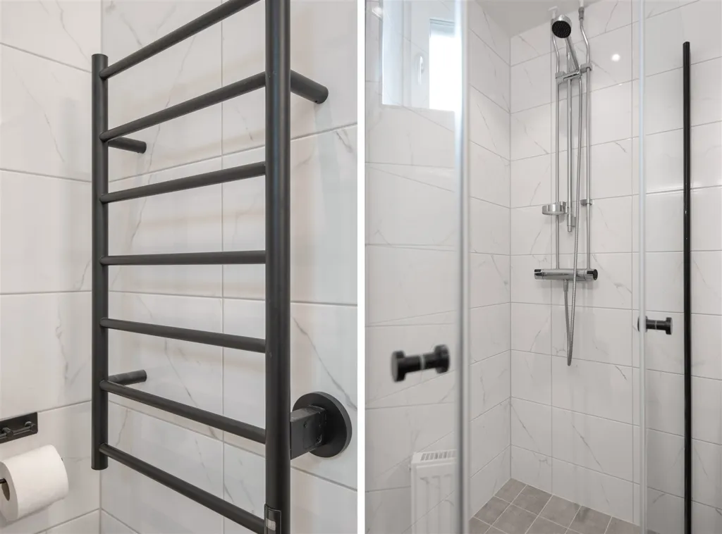Badezimmer - Newly Built Apartment with Balcony in Vegastaden