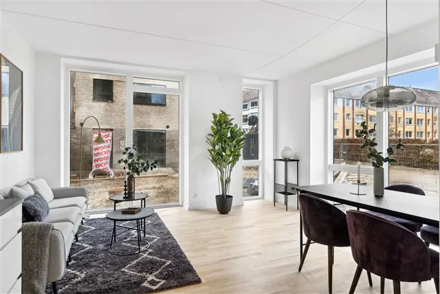Séjour - Apartment with Balcony in Skovlunde
