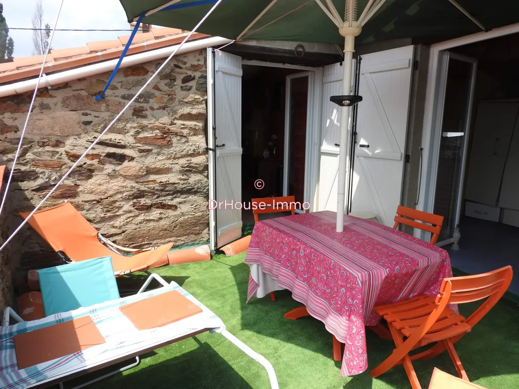 Terrasse - Maison en Pierre avec Solarium dans un Village