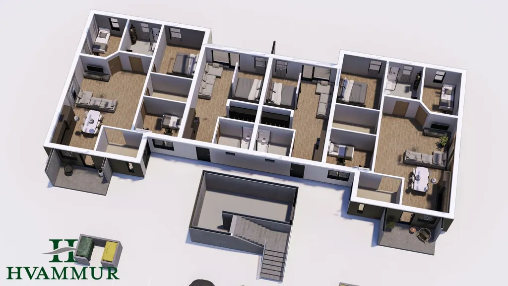 Appartement 4 pièces à Akureyri