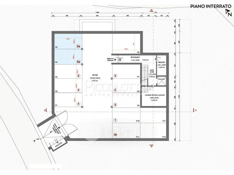 Floor Plan - New Apartment with Panoramic Terrace in Cortina d'Ampezzo