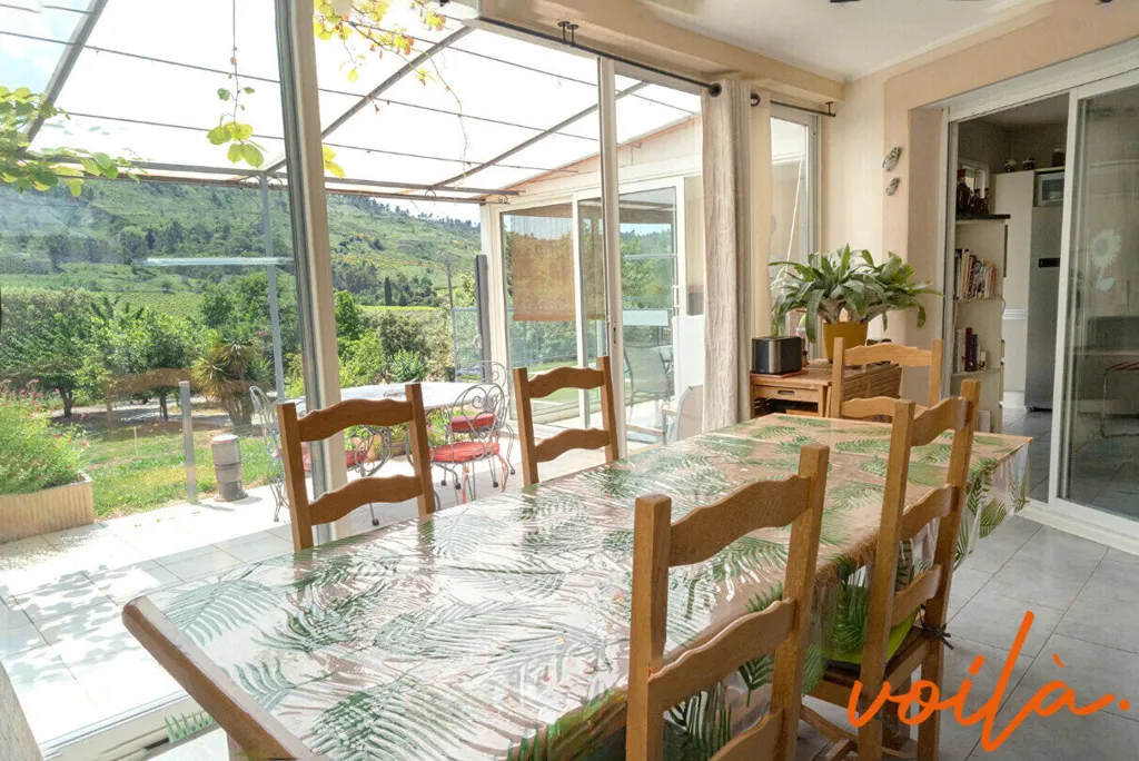 Terrasse - Propriété avec Piscine Chauffée et Vue Imprenable près de Carcassonne