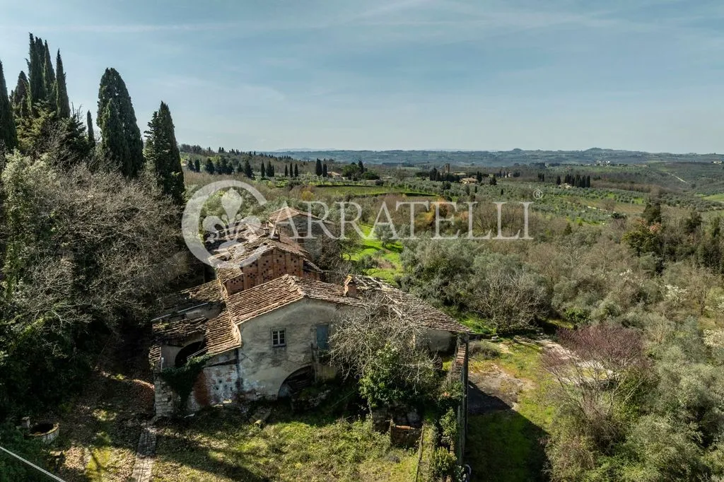 Vista aerea - Rustic Complex with Olive Grove in San Casciano