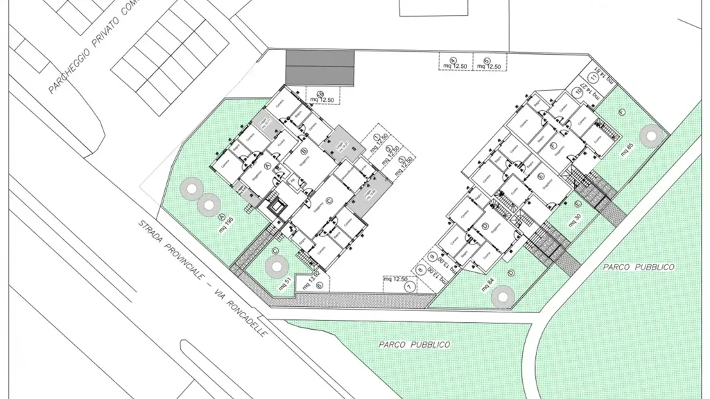 Plan - Modern Apartment with Balcony in Castel Mella