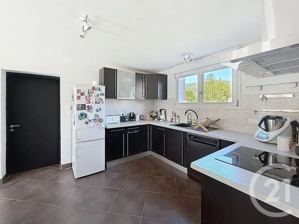 Kitchen - Traditional House with Pool in Saint-Ame
