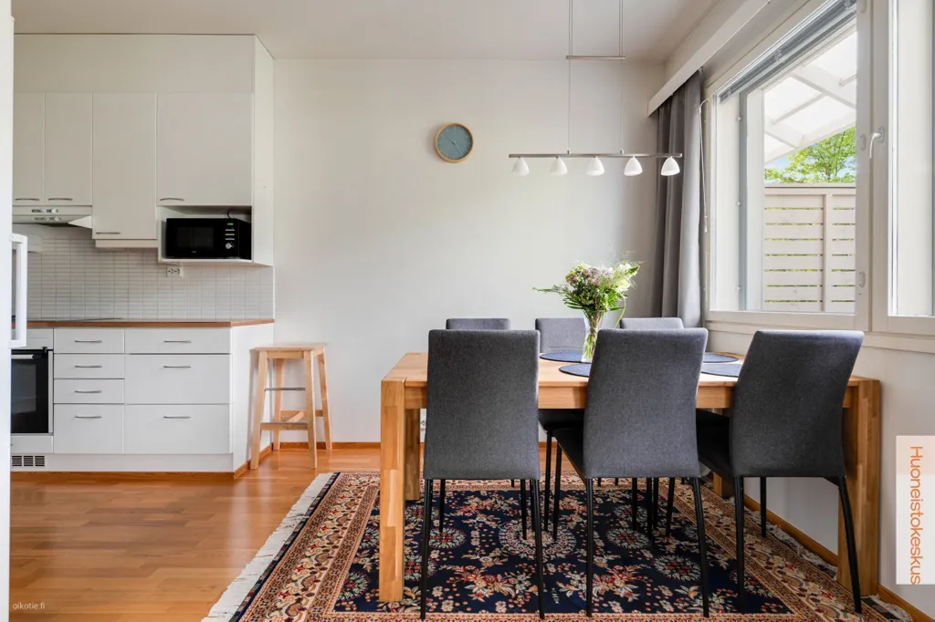 Dining Room - Quiet Apartment with Garden in Joensuu