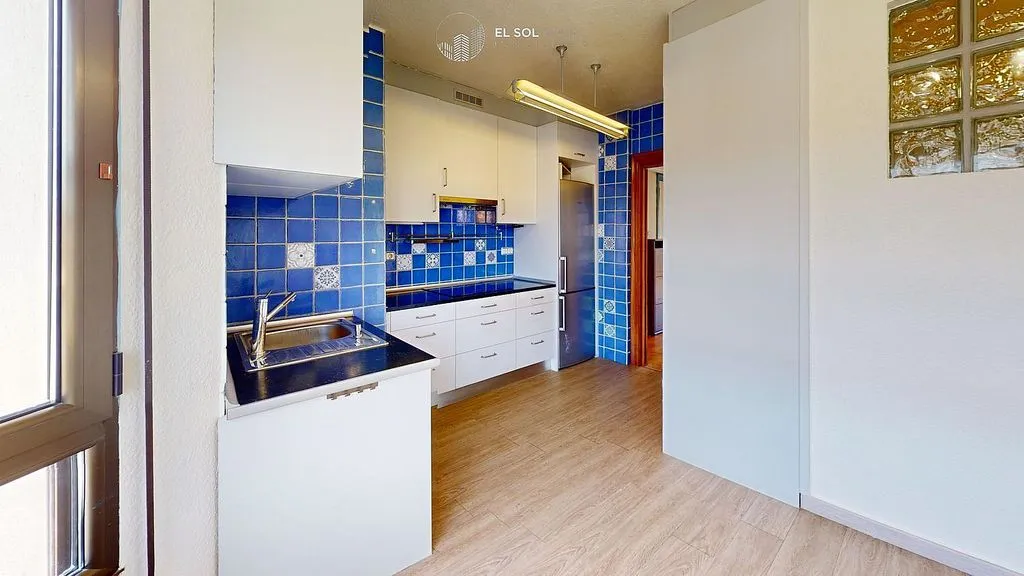 Cuisine - Apartment with Garden View in Gijón