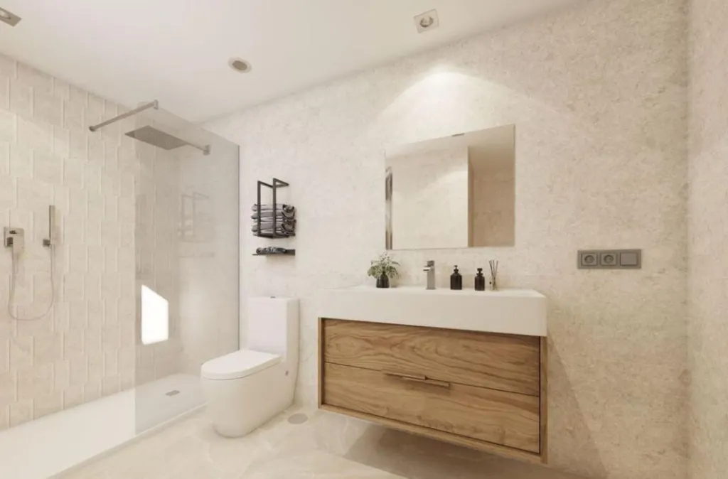 Salles de bain - Modern Apartments with Valley Views in Mijas
