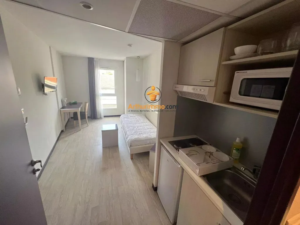 Cuisine - Studio avec Ascenseur près de la Gare à Lourdes