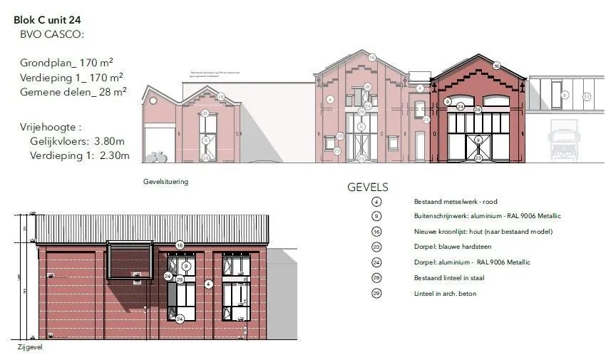 Bureau à Construire avec Parking à Kortrijk