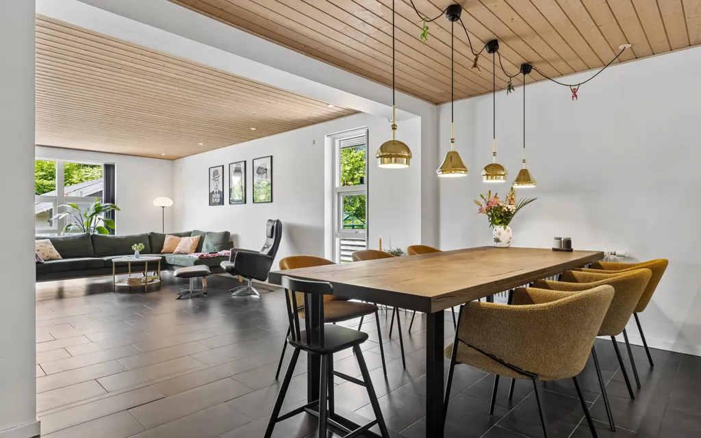 Salle à manger - Fenced Villa with Garden in Høng